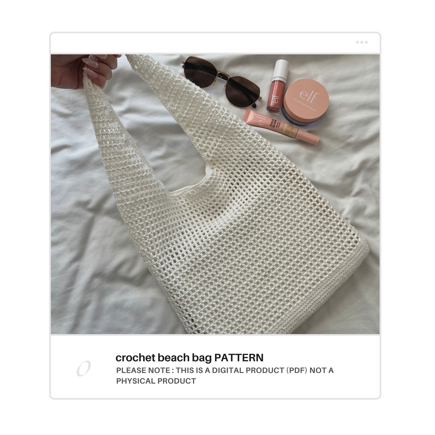 Pattern - Crochet beach bag